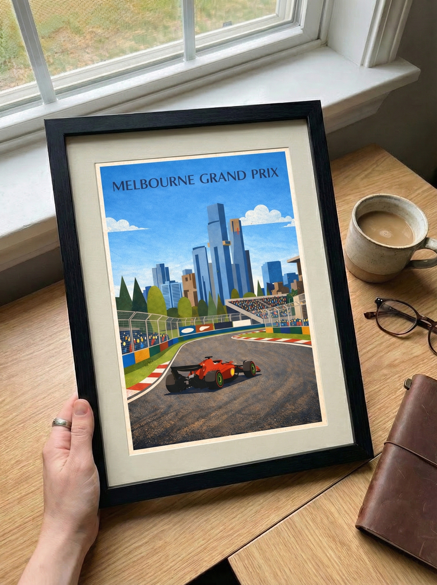 Melbourne grand prix Poster