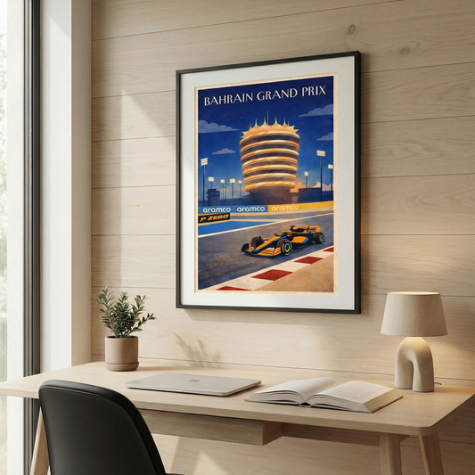Poster Gran Premio del Bahrain