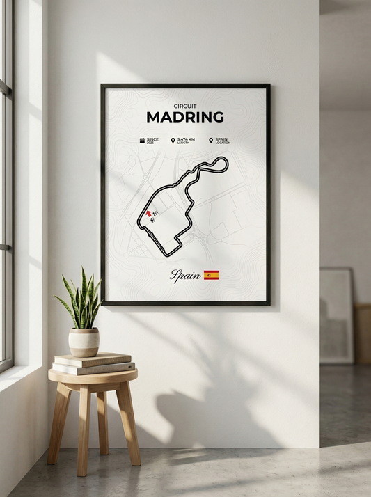 Circuit line Madrid GP
