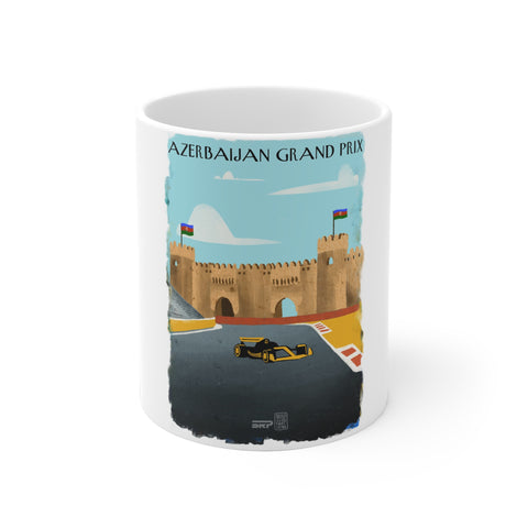 Racing Landscape Ceramic Mug