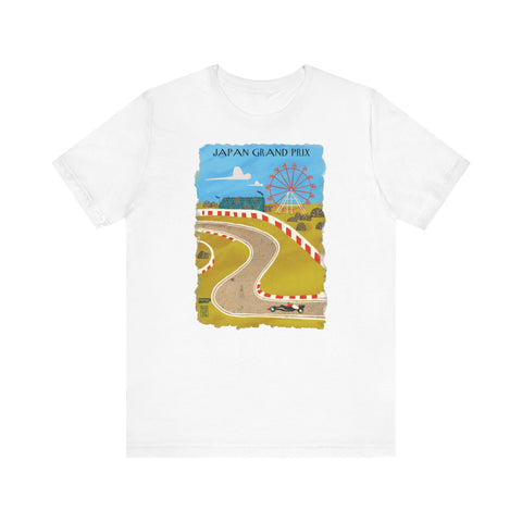 Japan Racing Landscape Unisex jersey short