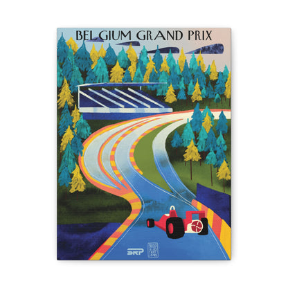 Belgium GP Matte Canvas