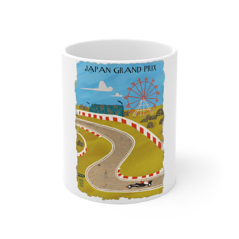 Racing Landscape Ceramic Mug