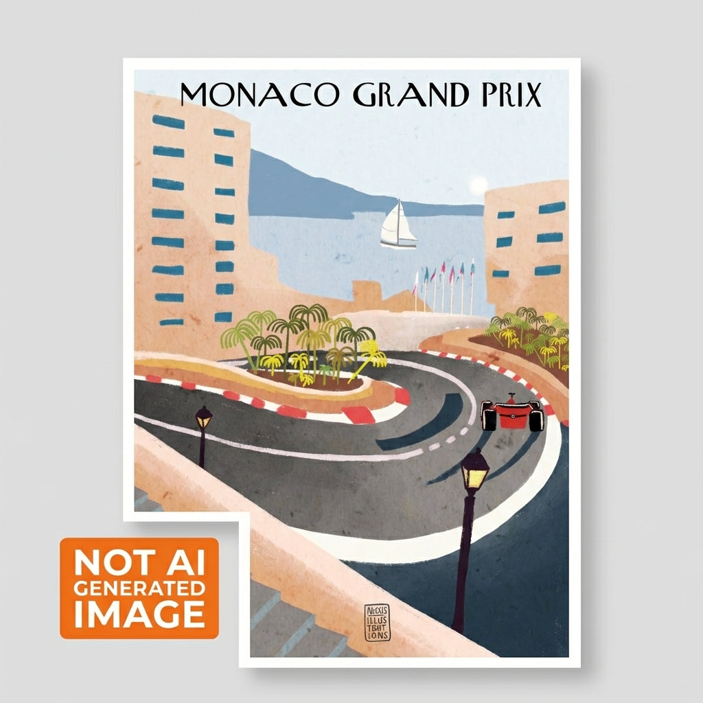 Monaco GP2 Poster