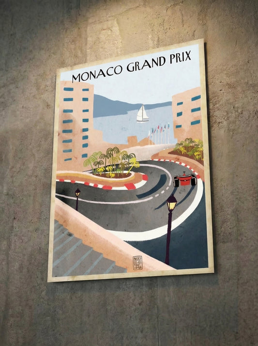 Monaco GP2 Poster