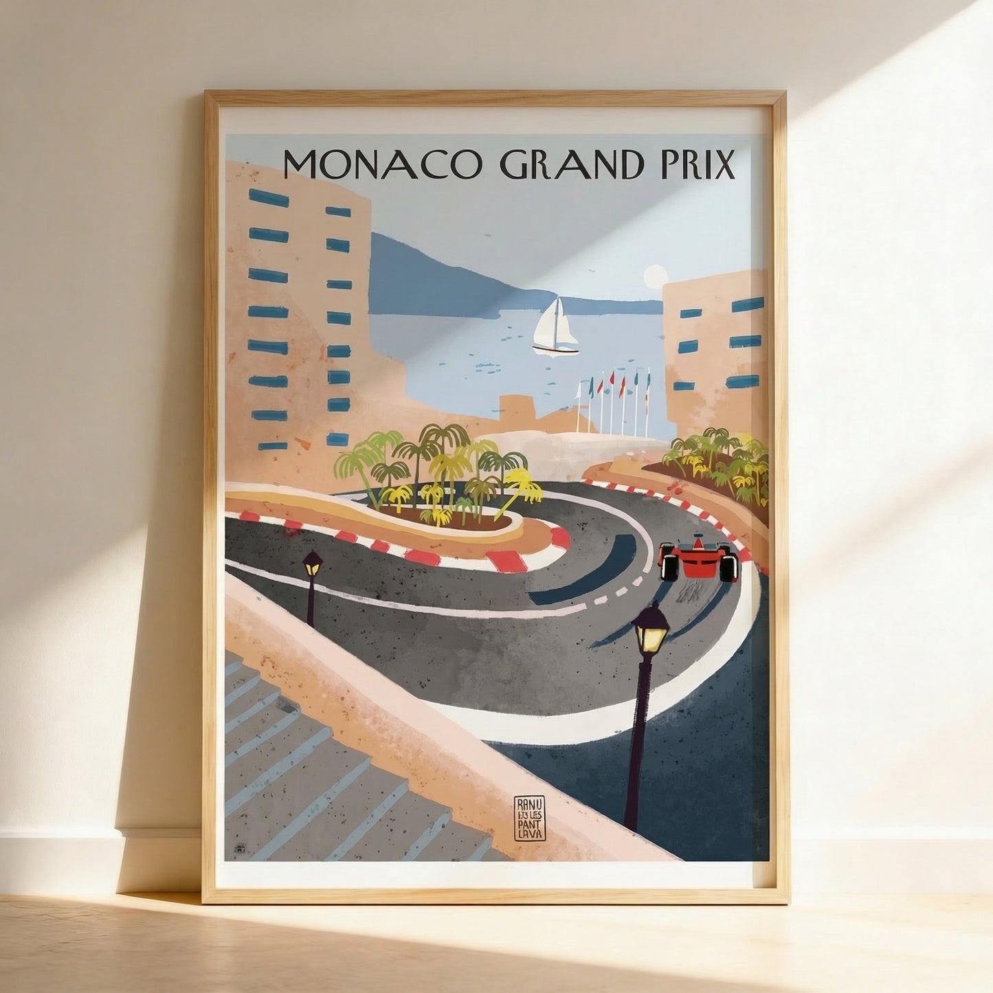Monaco GP2 Poster