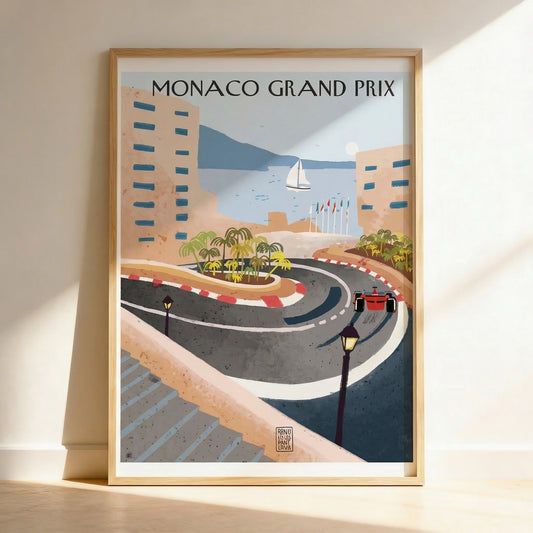 Monaco GP2 Poster