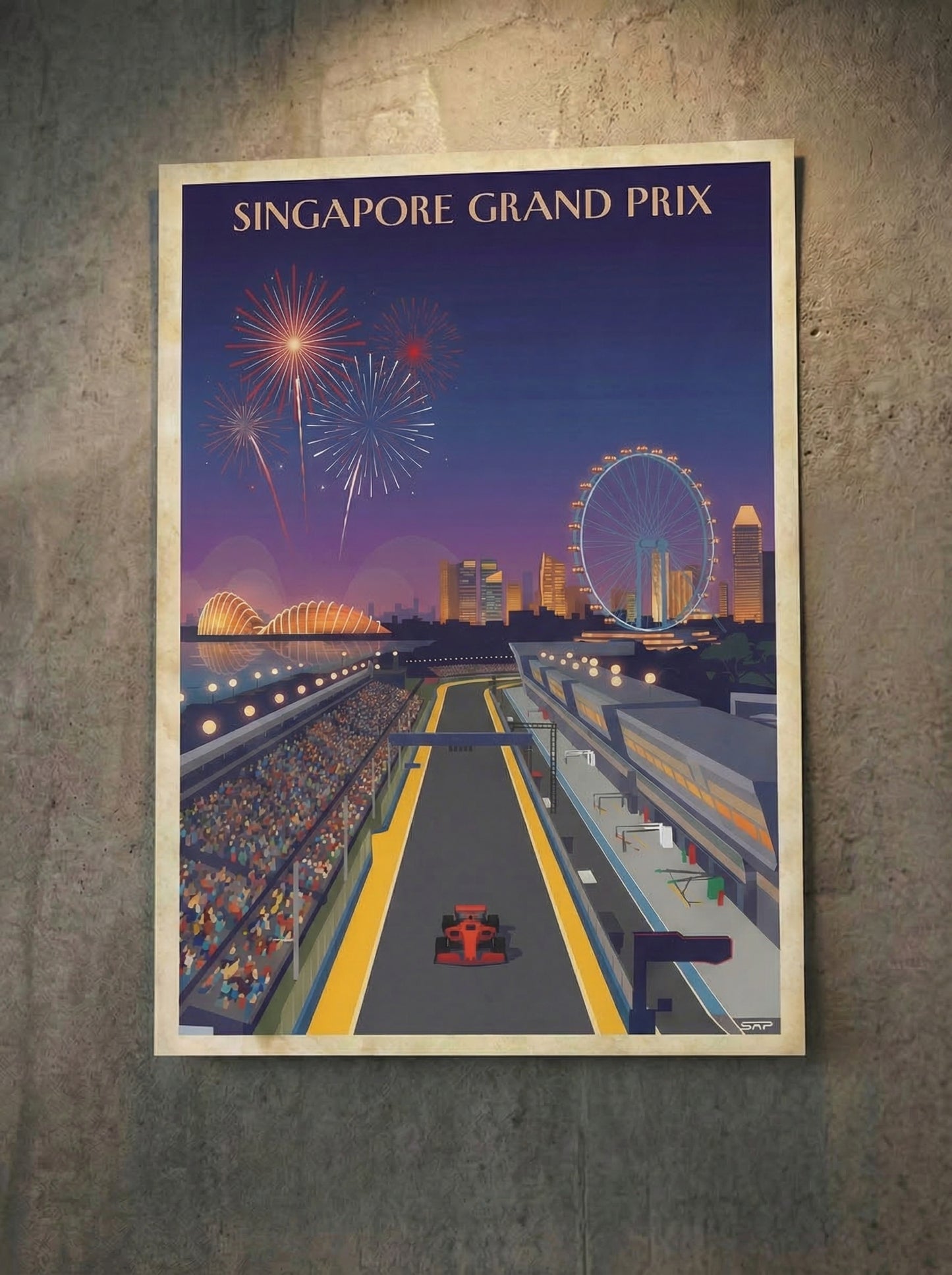 Singapore GP2 Poster