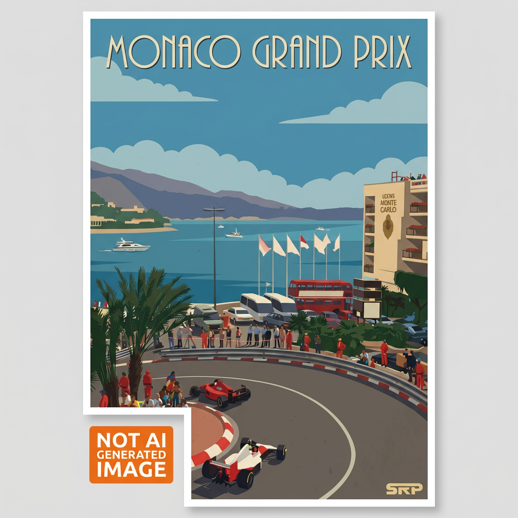 Monaco GP2 Poster