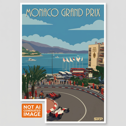 Monaco GP2 Poster