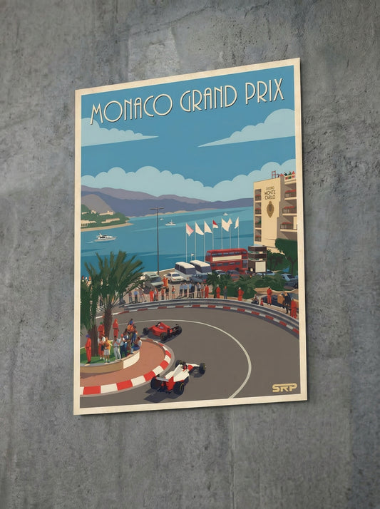 Monaco GP2 Poster