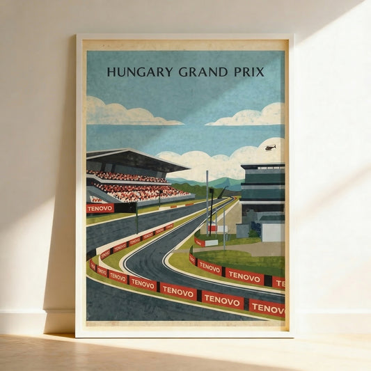Hungary Grand Prix , formula Racing Wall Art, Canvas, F1 Style Artwork , Motorsport Decor , Gift for Racing Fans