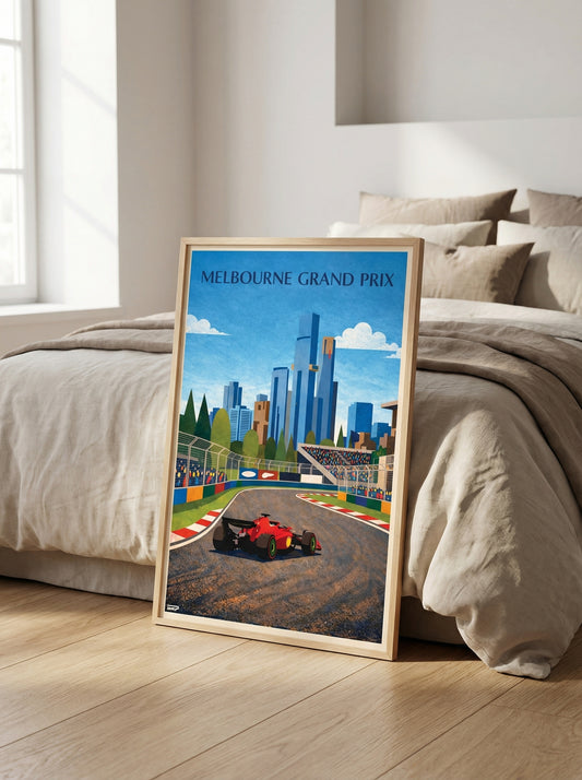 Locandina del Gran Premio di Melbourne