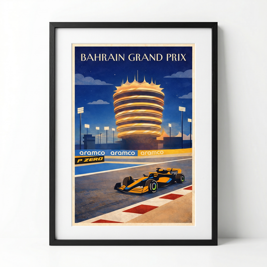 Poster Gran Premio del Bahrain