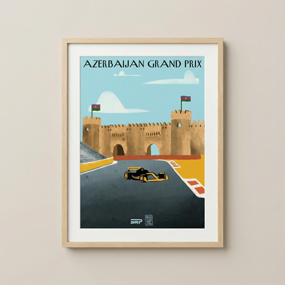 Azebaijan Grand Prix Poster