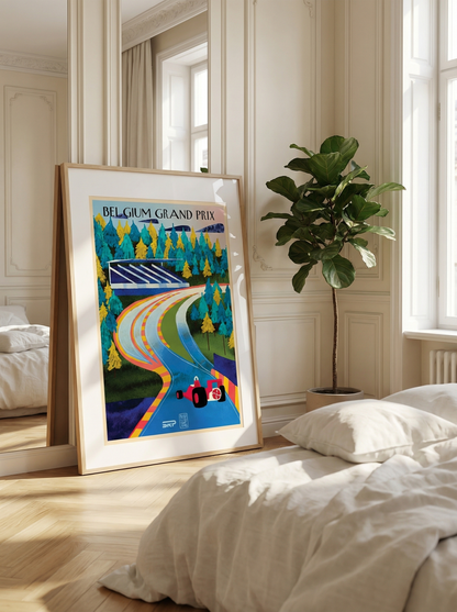 Belgian Grand Prix Poster