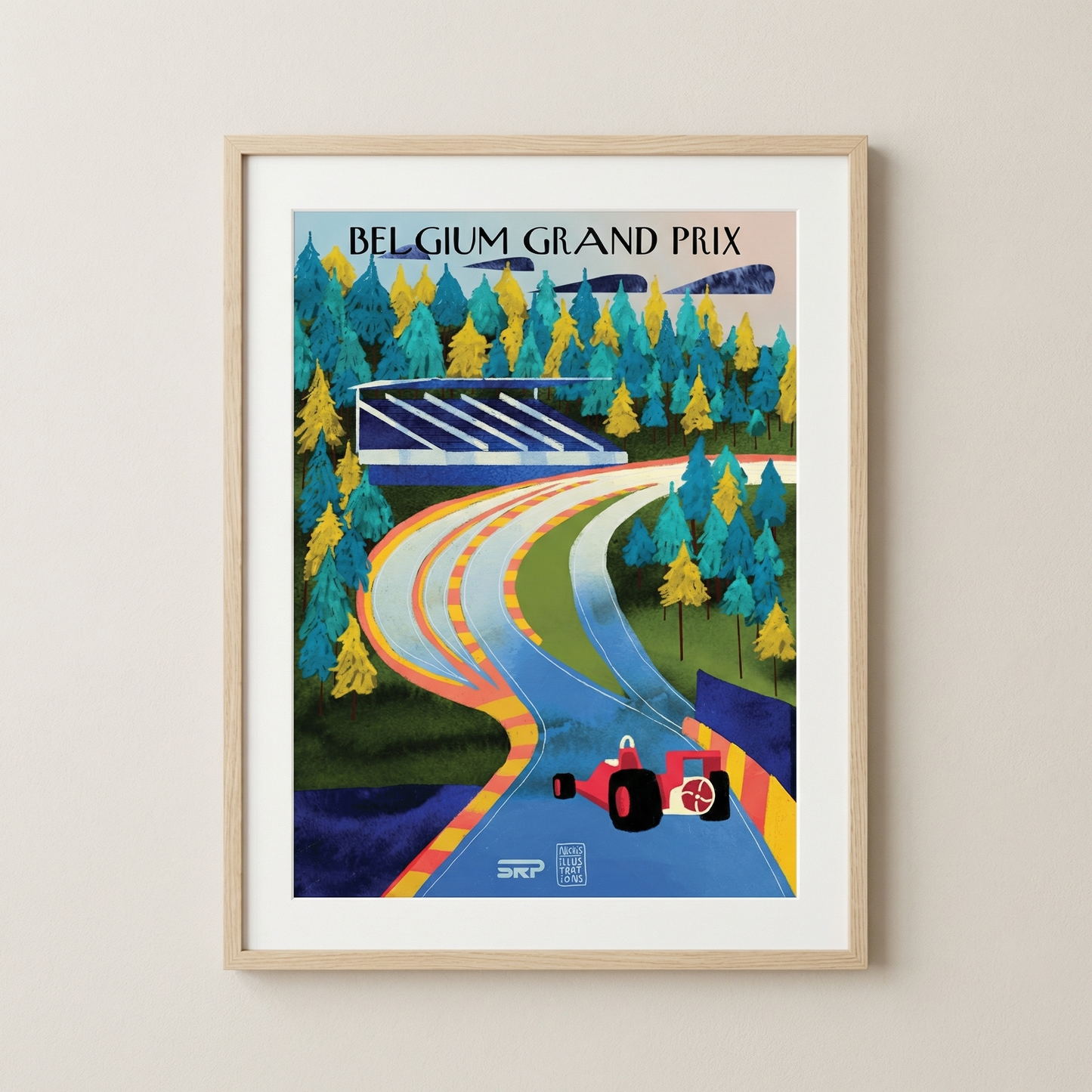 Belgian Grand Prix Poster