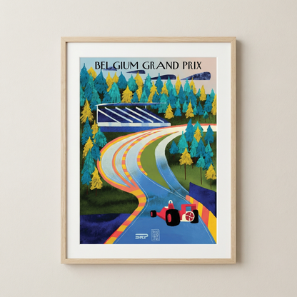 Belgian Grand Prix Poster