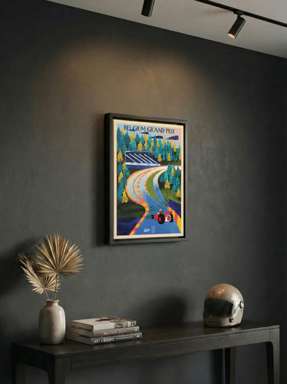 Belgium GP Matte Canvas