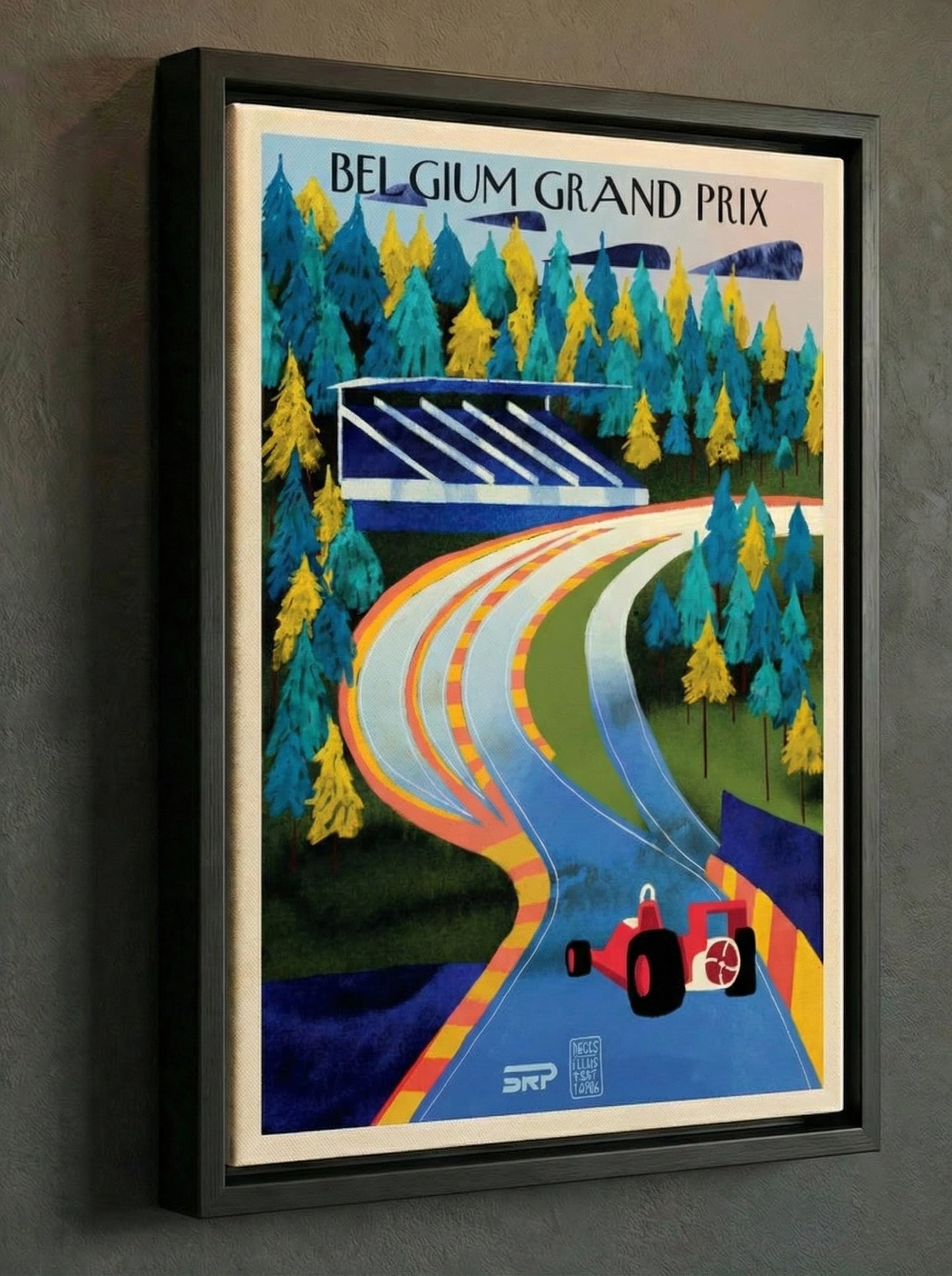 Belgium GP Matte Canvas