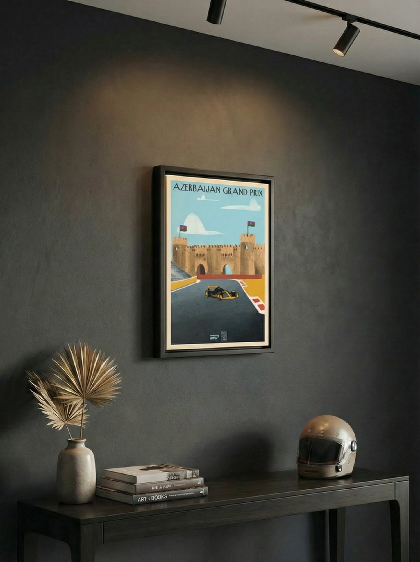 Azerbaijan Gp Matte Canvas