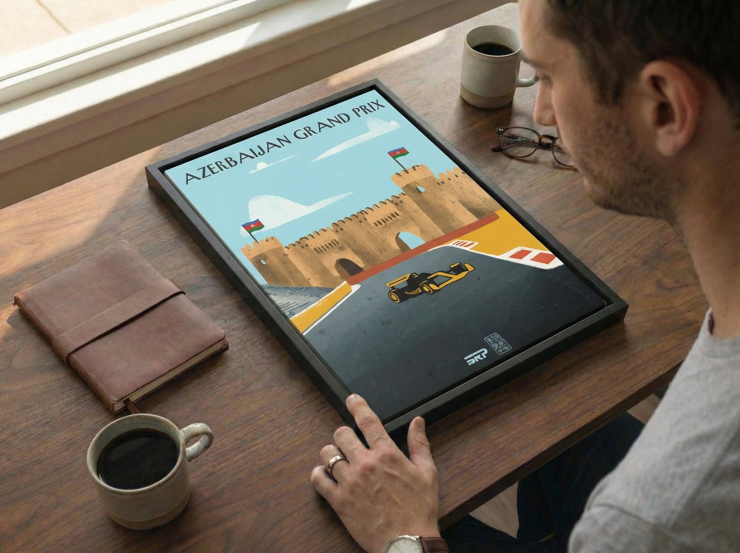Azerbaijan Gp Matte Canvas