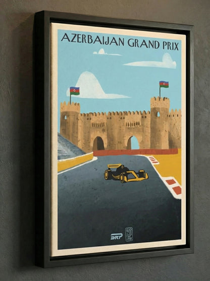 Azerbaijan Gp Matte Canvas