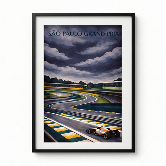 Poster con cornice in legno