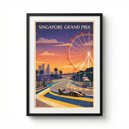 Singapore GP Poster