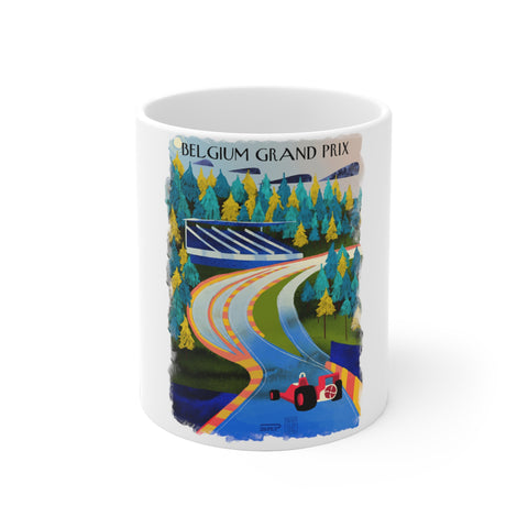 Racing Landscape Ceramic Mug