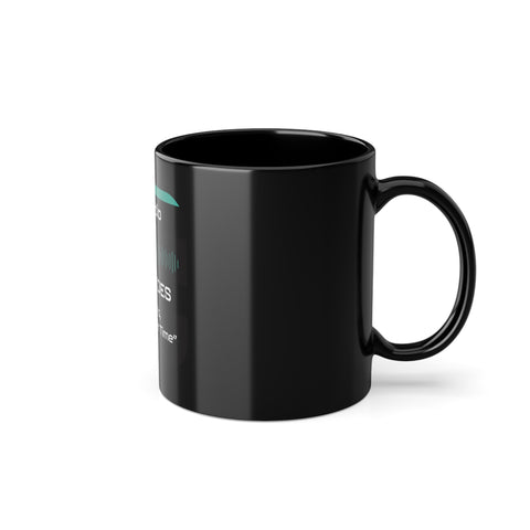 Black Coffee Cup, 11oz