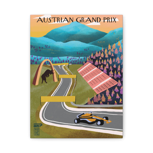 Austrian GP Matte Canvas
