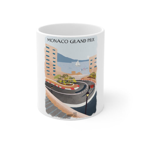 Racing Landscape Ceramic Mug