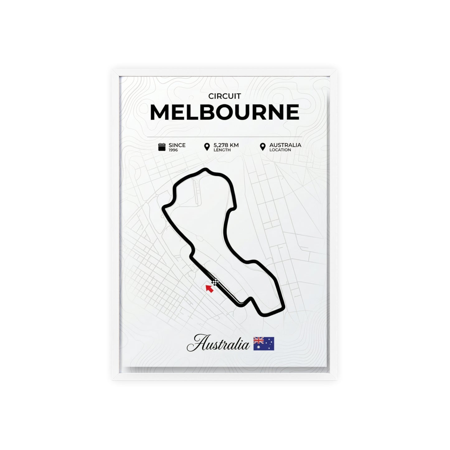 Circuit Line Melburne  GP