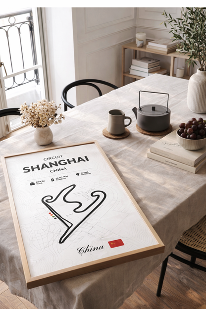 Circuit line Shangai GP