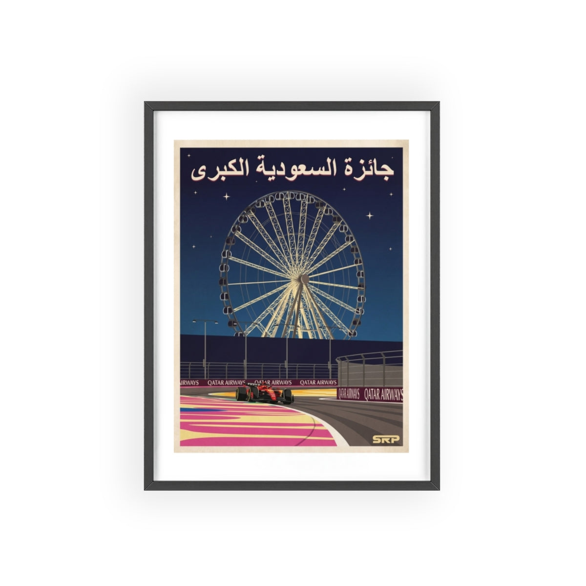 Saudi Arabian Grand Prix Canvas, formula Racing Wall Art,  F1 Style Artwork , Motorsport Decor , Gift for Racing Fans